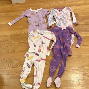 Lot of Burt’s Bees Baby Pajamas